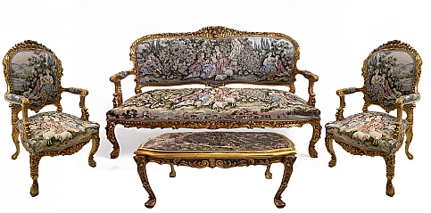 Κλασικό Σαλόνι Louis XVI -Σετ 4 Τεμαχίων (GGED)