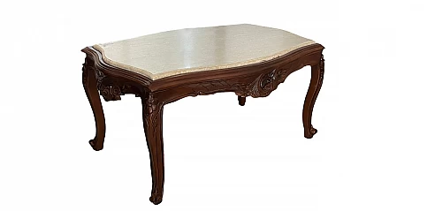 Κλασικό τραπεζάκι σαλονιού με μάρμαρο (MAYR)