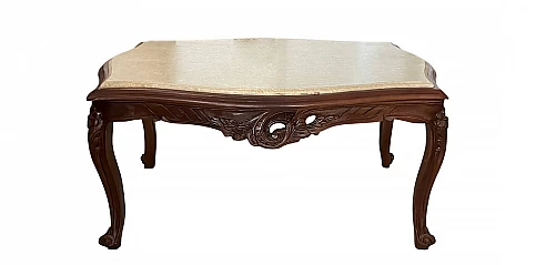 Κλασικό τραπεζάκι σαλονιού με μάρμαρο (MAYR)