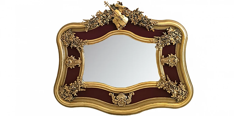 Καθρέφτης κλασικός "Βιολί" (1507B) ΚΑΘΡΕΦΤΕΣ Louis XV