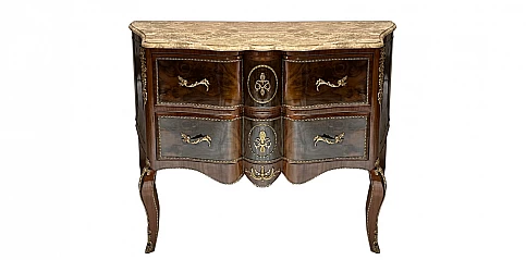 Κλασική κομότα Louis Kenz - Χειροποίητη με Μάρμαρο (0007)