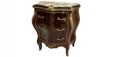 Κομότα εποχής με μάρμαρο (0011) Έπιπλα Λουϊ Κένζ (Louis Kenz)