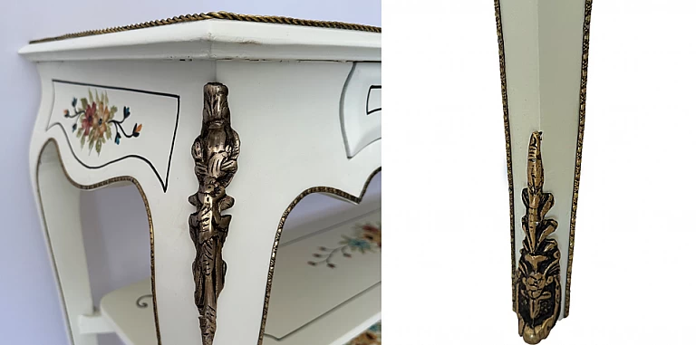 Κονσόλα / τραπέζι τηλεόρασης με ζωγραφική στο χέρι (1100)-ΚΟΝΣΟΛΕΣ Louis XV