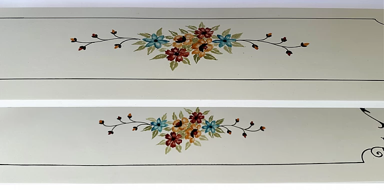 Κονσόλα / τραπέζι τηλεόρασης με ζωγραφική στο χέρι (1100)-ΚΟΝΣΟΛΕΣ Louis XV