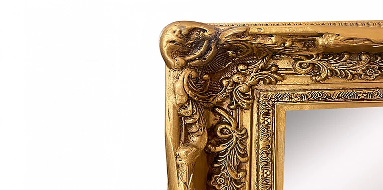 Καθρέφτης κλασικός με σκάλισμα σε χρυσό (0009)-ΔΙΑΚΟΣΜΗΤΙΚΟΙ ΚΑΘΡΕΦΤΕΣ