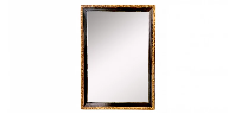Καθρέφτης κλασικός με σκάλισμα σε χρυσό και μαύρο (0007M)-ΔΙΑΚΟΣΜΗΤΙΚΟΙ ΚΑΘΡΕΦΤΕΣ
