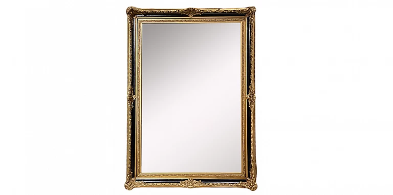 Κάθετος καθρέφτης σε μαύρο-χρυσό χρώμα (0006M)-ΔΙΑΚΟΣΜΗΤΙΚΟΙ ΚΑΘΡΕΦΤΕΣ