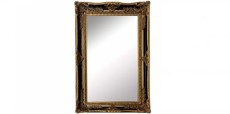 Μεγάλος Καθρέφτης κλασικός με μαύρο-χρυσό (0010M)-ΔΙΑΚΟΣΜΗΤΙΚΟΙ ΚΑΘΡΕΦΤΕΣ