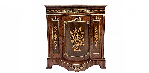 Χειροποίητο μπαγιού με μάρμαρο στυλ Louis Quinze- Έπιπλο εποχής (0022)