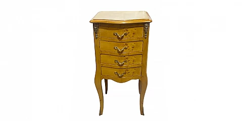 Κομοδίνο με 4 συρτάρια σε ρίζα ελιάς (1030A) Έπιπλα Λουϊ Κένζ (Louis Kenz)