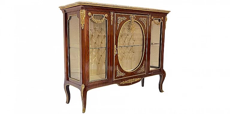 Κλασική βιτρίνα με μάρμαρο Λουί Κένζ (1507) ΒΙΤΡΙΝΕΣ ΚΛΑΣΙΚΕΣ LOUIS XV