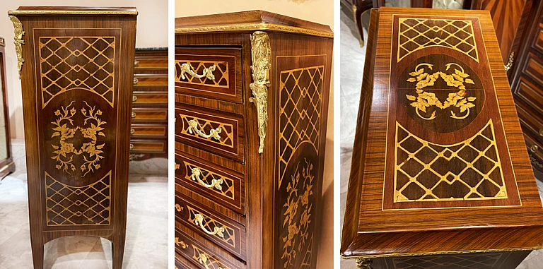 Κλασική συρταριέρα ψηλή (1503) ΣΥΡΤΑΡΙΕΡΕΣ ΚΛΑΣΙΚΕΣ LOUIS XV