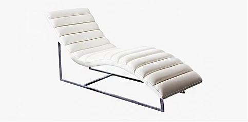 Ανάκλινδρο σε γνήσιο δέρμα (WHIT)