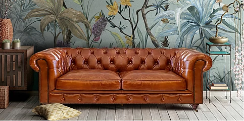 Καναπές δερμάτινος (0092)