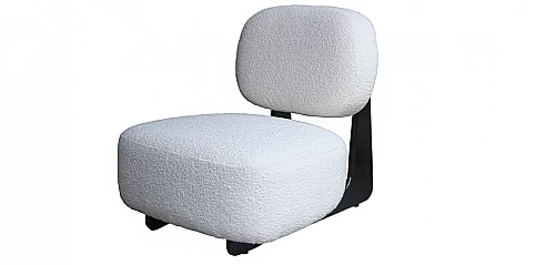 Χαμηλή πολυθρόνα μπουκλέ (5283)