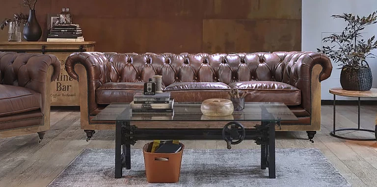 Σετ δερμάτινοι καναπέδες 3θέσιος & 2θέσιος (31003,31002B) ΣΑΛΟΝΙΑ ΓΡΑΦΕΙΟΥ ΔΕΡΜΑΤΙΝΑ