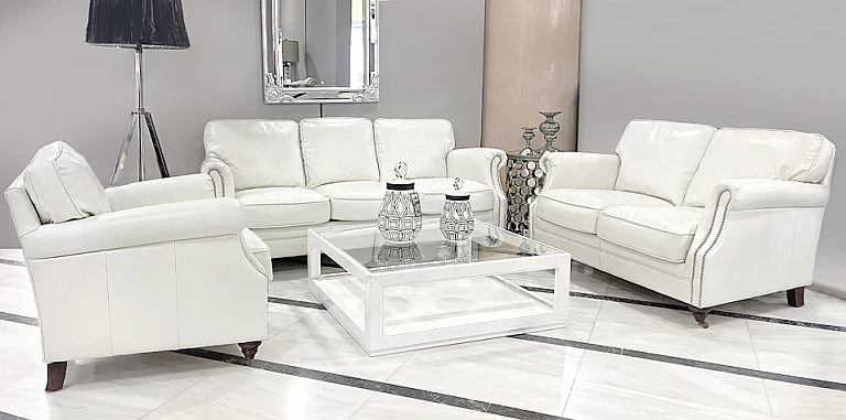 Σαλόνι δερμάτινο σετ (3082B,3083B) ΣΑΛΟΝΙΑ ΓΡΑΦΕΙΟΥ ΔΕΡΜΑΤΙΝΑ