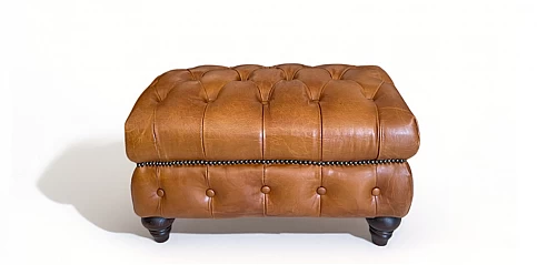 Δερμάτινο σκαμπό υποπόδιο (209805)