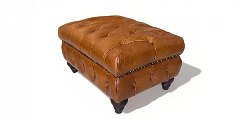 Δερμάτινο σκαμπό υποπόδιο (209805)