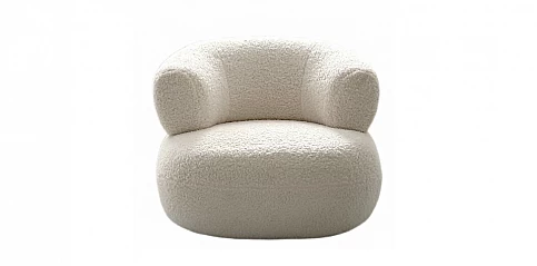 Μπερζέρα πολυθρόνα μπουκλέ (234A)