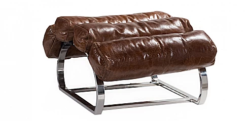 Δερμάτινο σκαμπό υποπόδιο (2015)