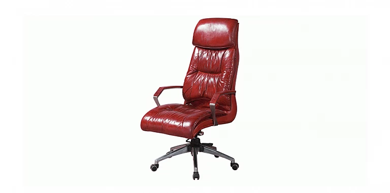 Πολυθρόνα γραφείου ανατομική σε δέρμα Buffalo (2053R) ΠΟΛΥΘΡΟΝΑ ΓΡΑΦΕΙΟΥ