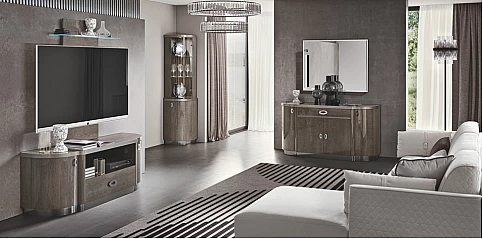Έπιπλο τηλεόρασης μοντέρνο σε γκρι φινίρισμα ARMONIA (ARMO)