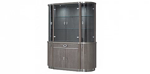 Βιτρίνα μοντέρνα σε γκρι φινίρισμα ARMONIA (ARM4)