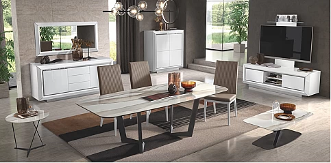 Μοντέρνο Έπιπλο ELITE BIANCO τεσσάρων θέσεων (ELIB3)