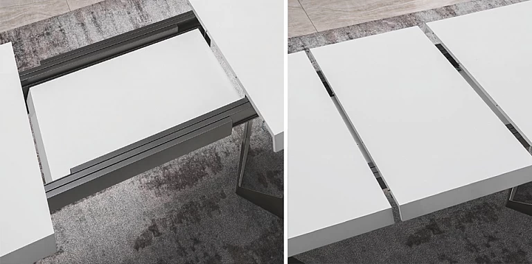 Τραπέζι τραπεζαρίας ανοιγόμενο ELITE BIANCO (ELB160) ΤΡΑΠΕΖΙ ΤΡΑΠΕΖΑΡΙΑΣ Τραπέζι τραπεζαρίας ανοιγόμενο ELITE BIANCO (ELB160) ΤΡΑΠΕΖΙ ΤΡΑΠΕΖΑΡΙΑΣ