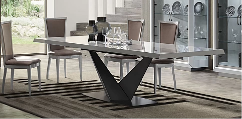 Τραπέζι τραπεζαρίας ανοιγόμενο ELITE BIANCO (ELIB16)