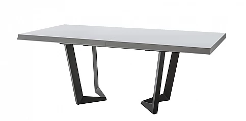 Τραπέζι τραπεζαρίας ανοιγόμενο ELITE BIANCO (ELB160)