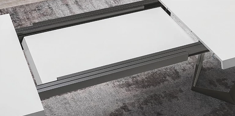 Τραπέζι τραπεζαρίας ανοιγόμενο ELITE BIANCO (ELB16) ΤΡΑΠΕΖΙ ΤΡΑΠΕΖΑΡΙΑΣ