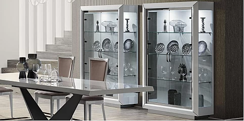 Βιτρίνα μοντέρνα ELITE BIANCO (ELIB)