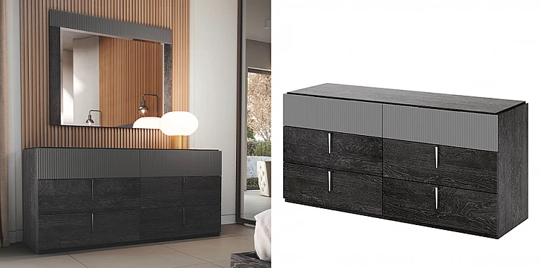 Συρταριέρα μοντέρνα διπλή ONYX (ONYX2) ΣΥΡΤΑΡΙΕΡΑ-ΚΟΜΟΤΑ