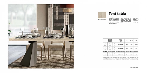 Τραπέζι τραπεζαρίας μοντέρνο ELITE (ELAV16) 