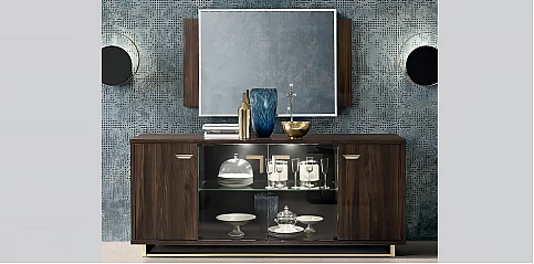 Καθρέφτης μοντέρνος καφέ (VOLA)