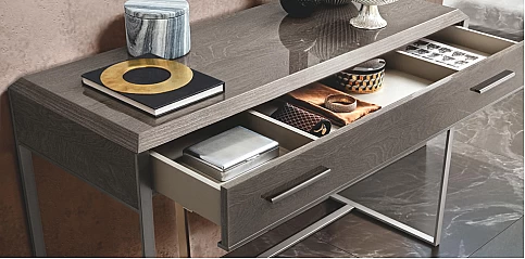 Τουαλέτα κρεβατοκάμαρας μοντέρνα γκρι (ELITE)