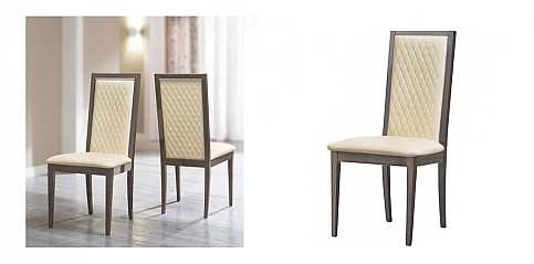 Καρέκλα τραπεζαρίας με ύφασμα (ROGE)