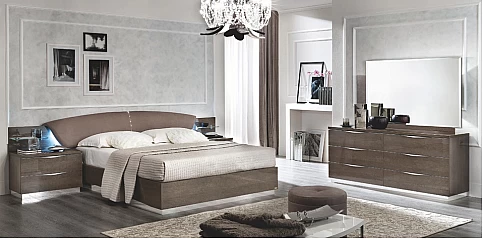 Συρταριέρα κρεβατοκάμαρας γκρι PLATINUM (PLAT6)