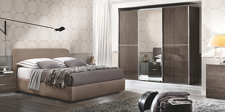 Ντουλάπα συρόμενη γκρι PLATINUM (PLAT3) ΝΤΟΥΛΑΠΕΣ