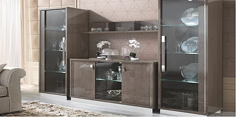 Σύνθεση σαλονιού γκρι PLATINUM (PLAT)