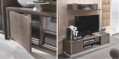 Σύνθεση σαλονιού γκρι PLATINUM (PLAT2)