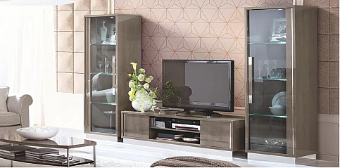 Σύνθεση σαλονιού γκρι PLATINUM (PLAT2)