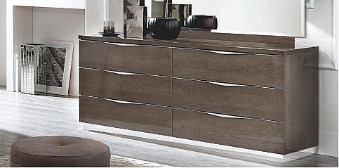 Συρταριέρα κρεβατοκάμαρας γκρι PLATINUM (PLAT6)