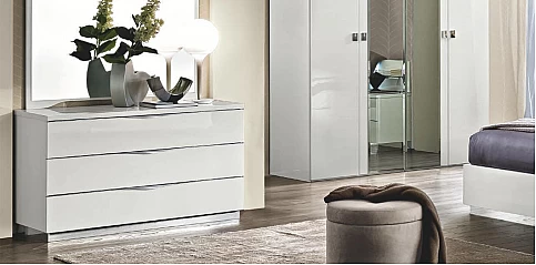 Συρταριέρα λευκή ONDA1