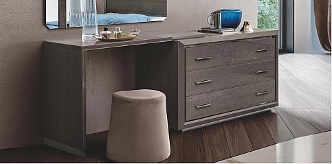 Τουαλέτα με συρτάρια μοντέρνα γκρι (ELITE3)