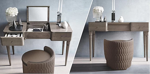 Γραφειάκι κομψό σε γκρι φινίρισμα MAIA (MAIG)