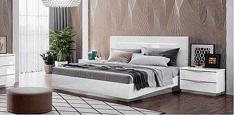 Διπλό κρεβάτι με αποθήκευση ONDA (ONLES)