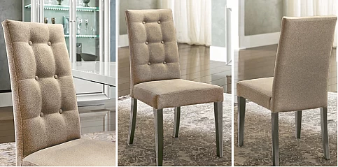 Καρέκλα τραπεζαρίας καπιτονέ DAMA (DAMAG)